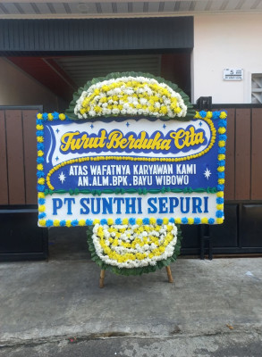 Papan Bunga Duka di Bagan Sinembah Raya